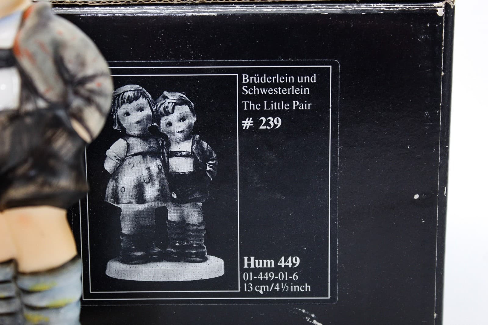 Hummel Goebel The Little Pair West Germany Porcelain Figurine TMK6 In Box 5.5" - Thumbnail 3