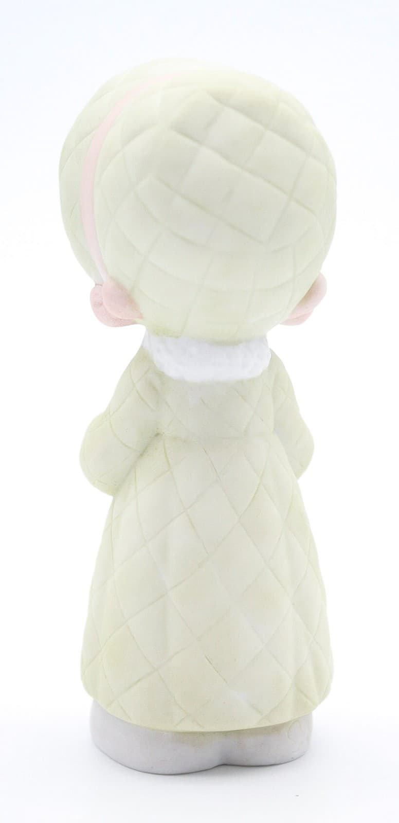 Precious Moments Wishing You A Cozy Christmas Enesco Porcelain Figurine 1986 - Thumbnail 3