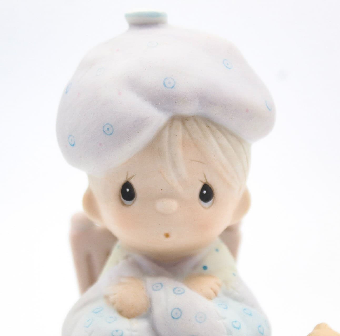 Precious Moments God Is Watching Over You Enesco Porcelain Figurine 1981 - Thumbnail 5