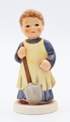 Hummel Goebel Garden Treasures W. Germany Vintage Porcelain Figurine TMK7 In Box - Thumbnail 3
