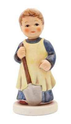 Hummel Goebel Garden Treasures W. Germany Vintage Porcelain Figurine TMK7 In Box - Image 1