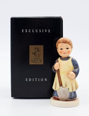 Hummel Goebel Garden Treasures W. Germany Vintage Porcelain Figurine TMK7 In Box - Thumbnail 2