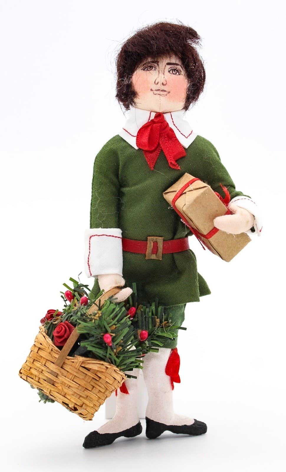 Gladys Boalt Victorian Christmas Boy Hand Crafted Christmas Ornament 1996 - Thumbnail 7