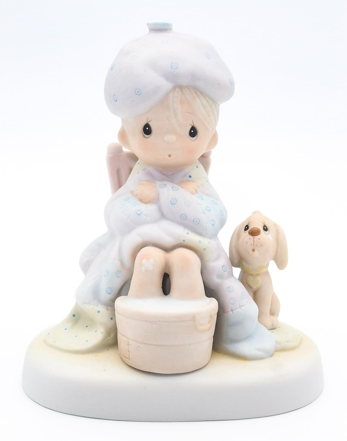 Precious Moments God Is Watching Over You Enesco Porcelain Figurine 1981 - Thumbnail 7
