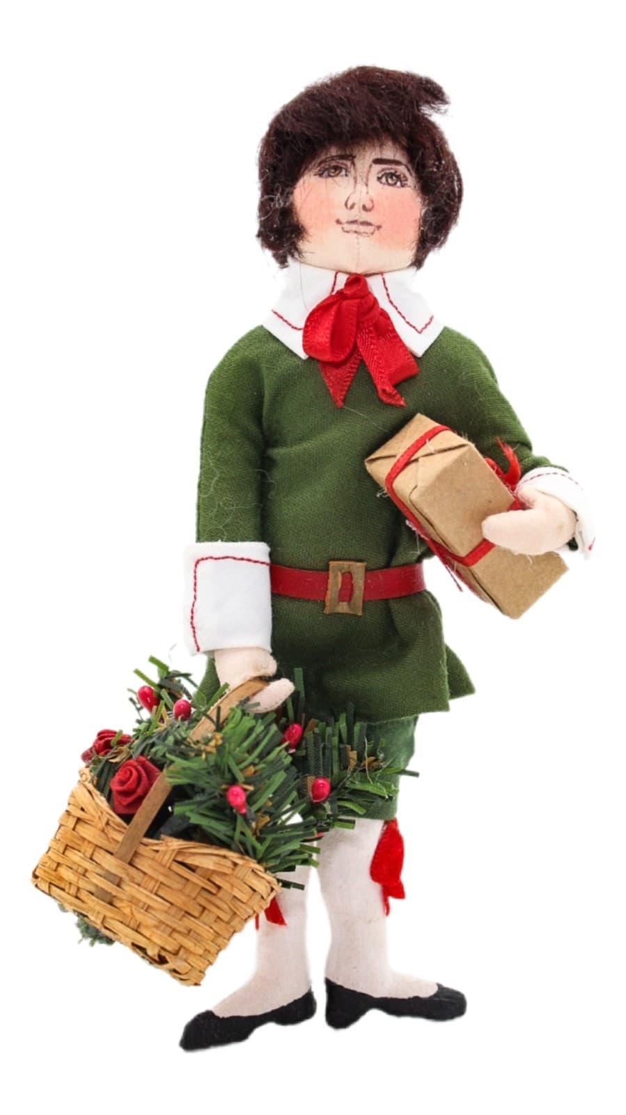 Gladys Boalt Victorian Christmas Boy Hand Crafted Christmas Ornament 1996 - Image 1
