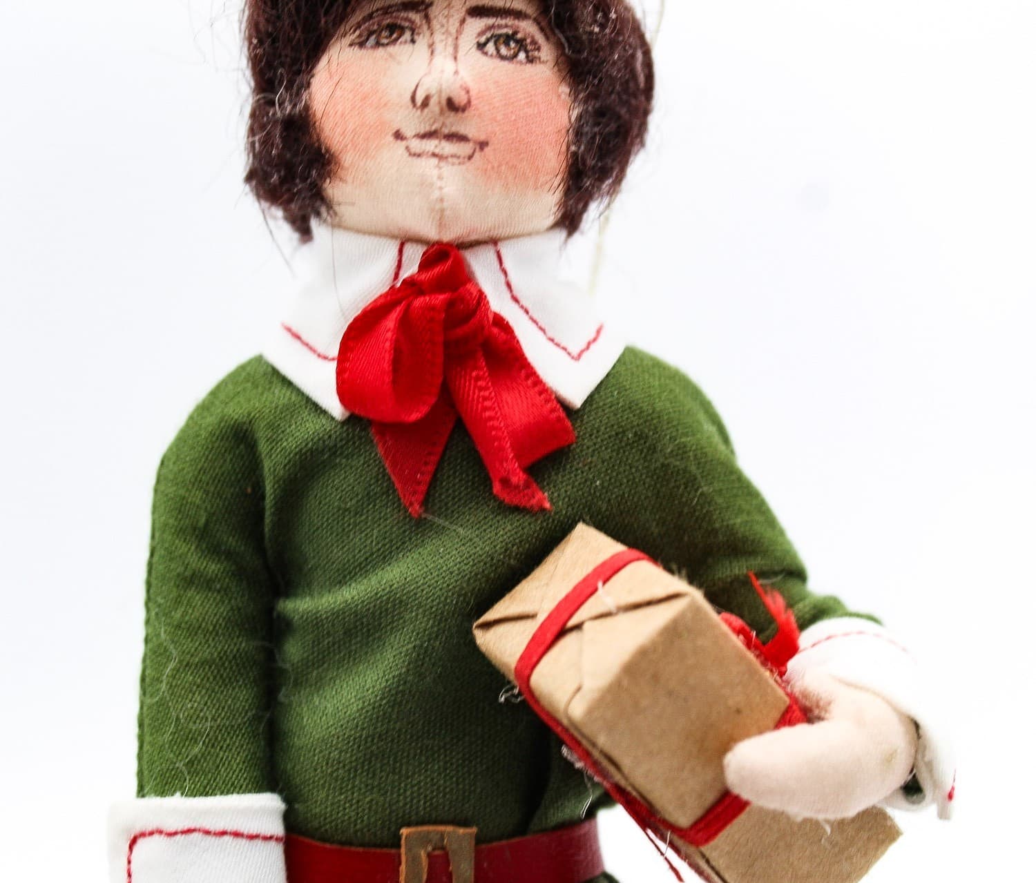 Gladys Boalt Victorian Christmas Boy Hand Crafted Christmas Ornament 1996 - Thumbnail 2