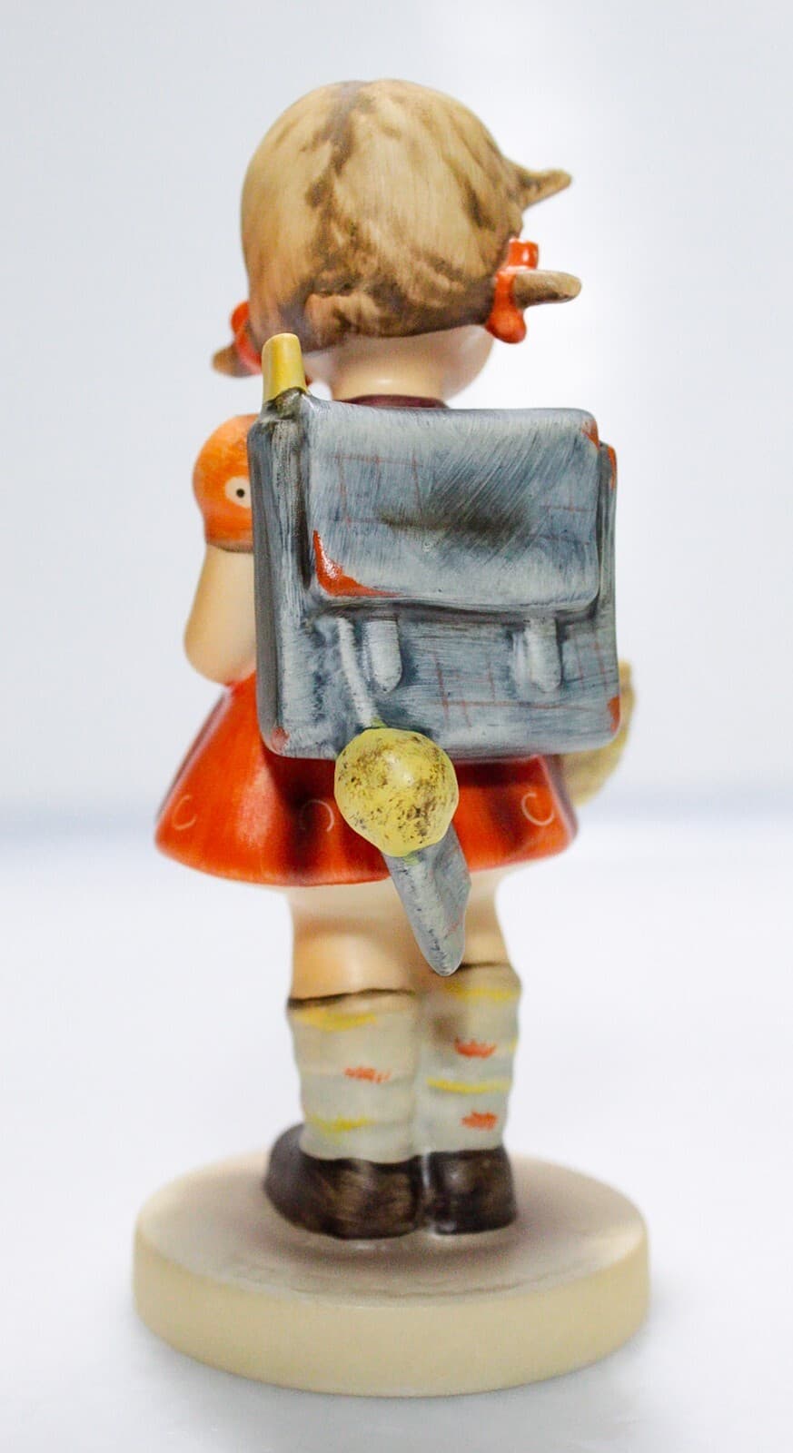 GOEBEL HUMMEL W. Germany "School Girl" Hand Painted Porcelain Figurine TMK6 - Thumbnail 2