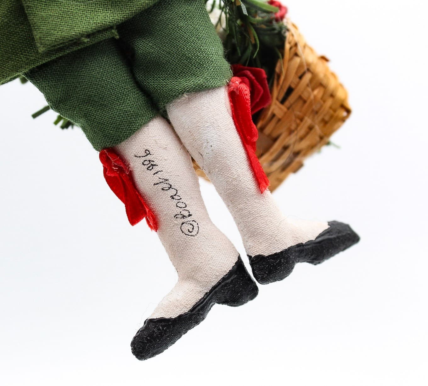 Gladys Boalt Victorian Christmas Boy Hand Crafted Christmas Ornament 1996 - Thumbnail 3