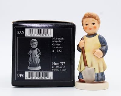 Hummel Goebel Garden Treasures W. Germany Vintage Porcelain Figurine TMK7 In Box - Thumbnail 6
