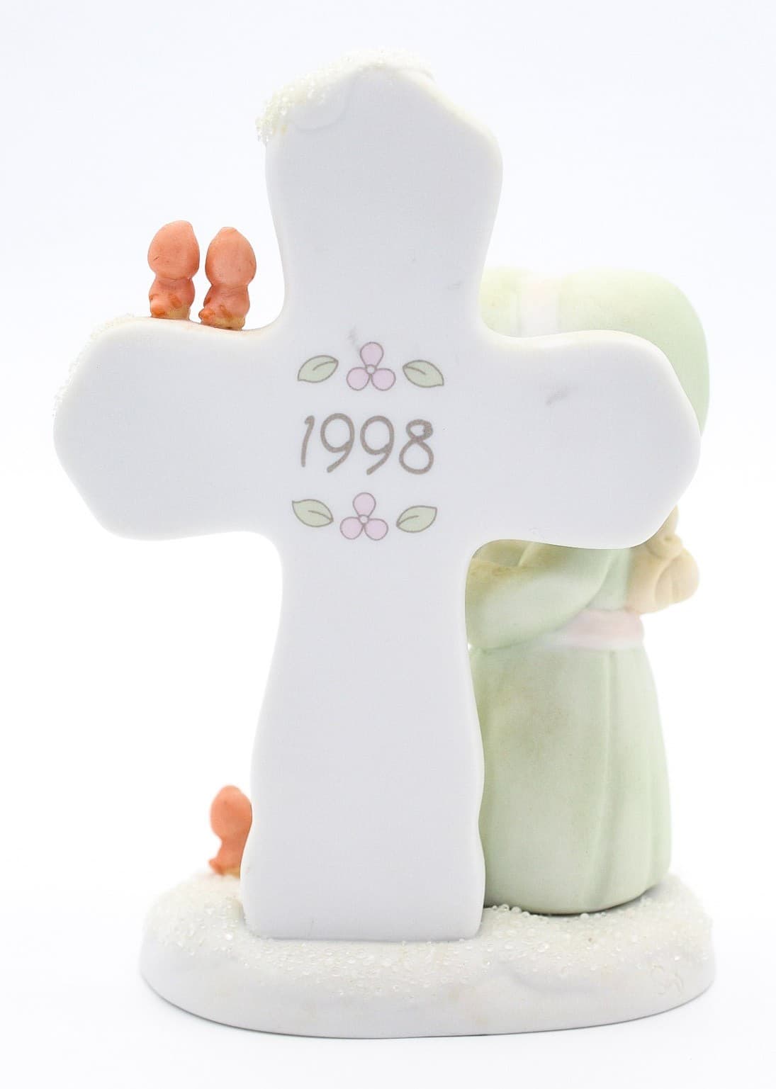 Precious Moments Under His Wings I am Safely Abiding Porcelain Figurine 1997 - Thumbnail 4