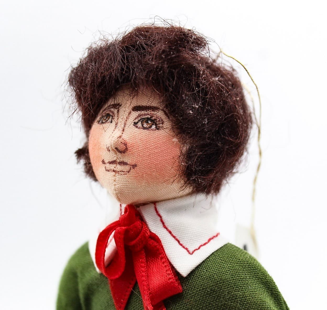 Gladys Boalt Victorian Christmas Boy Hand Crafted Christmas Ornament 1996 - Thumbnail 6