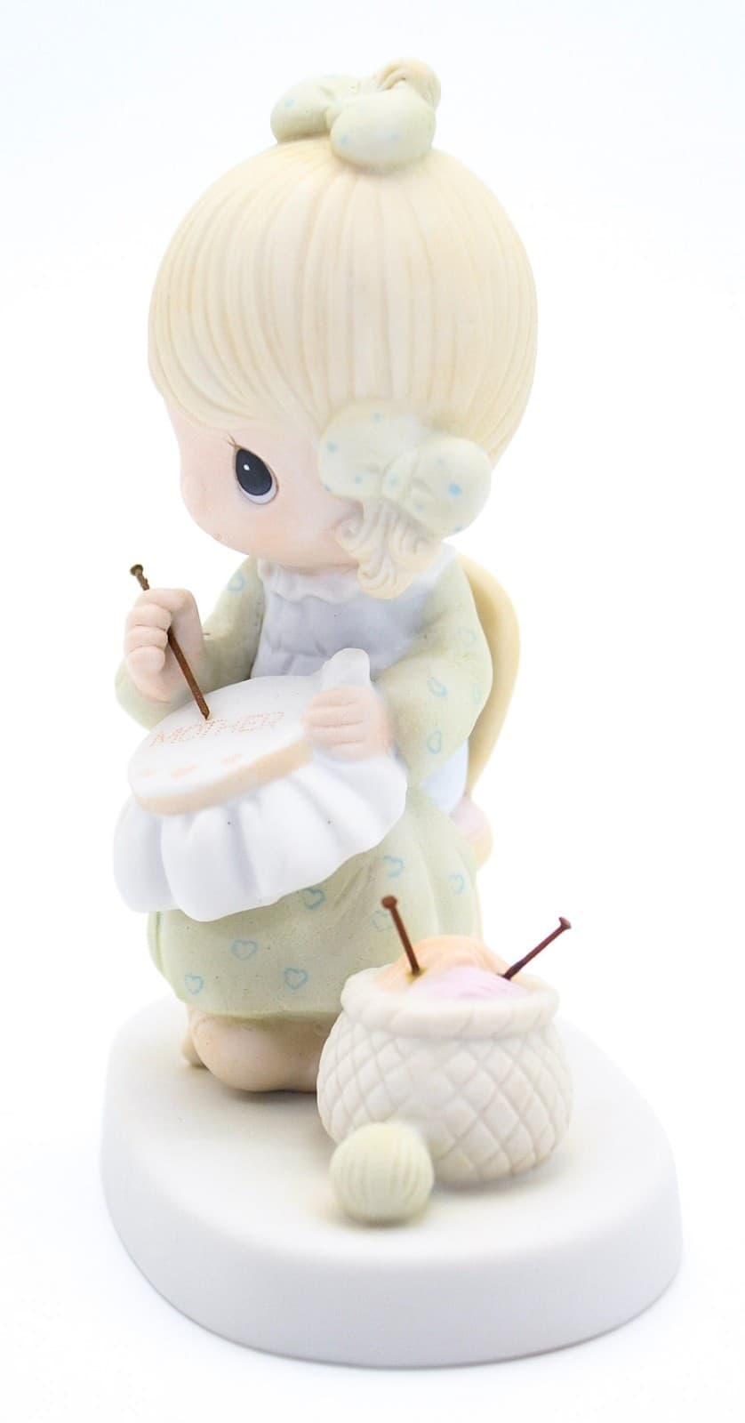 Precious Moments Mother Sew Dear Enesco Porcelain Figurine 1979 - Thumbnail 4