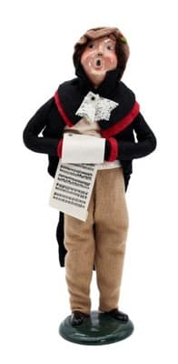 1995 BYERS CHOICE The Carolers Caroler w/ Music Sheet Christmas Doll