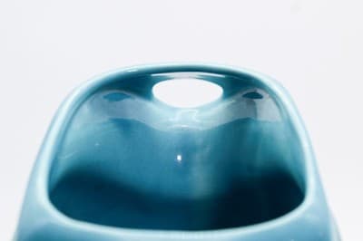 Fiesta Made In USA Vintage Fiestaware Turquoise Large Disc Water Pitcher Ceramic - Thumbnail 5