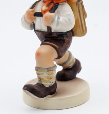 Hummel Goebel School Boy West Germany Vintage Porcelain Figurine TMK5 - Thumbnail 3