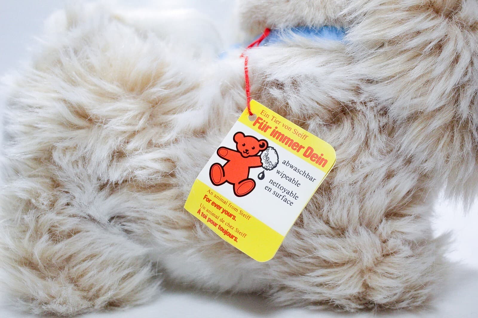 STEIFF "Junior Peky" Authentic Vintage Button In Ear & Tag 2890/22 Dog Plush - Thumbnail 6