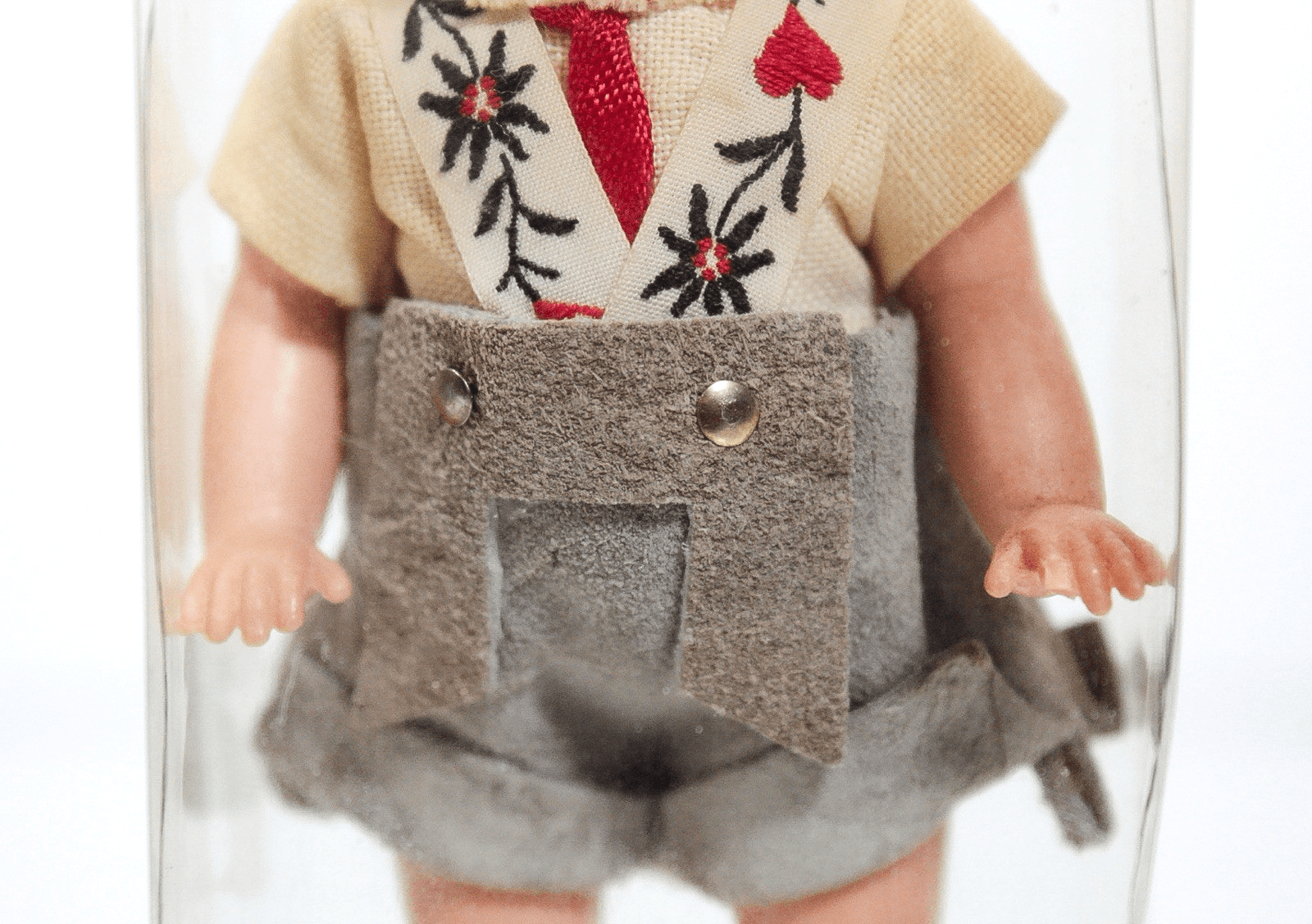 Vintage LINDTVEDT MAde In Norway Handmade Boy Doy In Original Box - Thumbnail 4