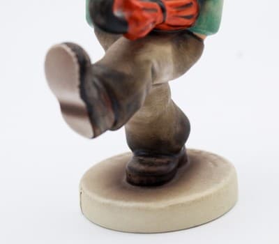 Hummel Goebel Happy Traveler West Germany Vintage Porcelain Figurine TMK3 - Thumbnail 3
