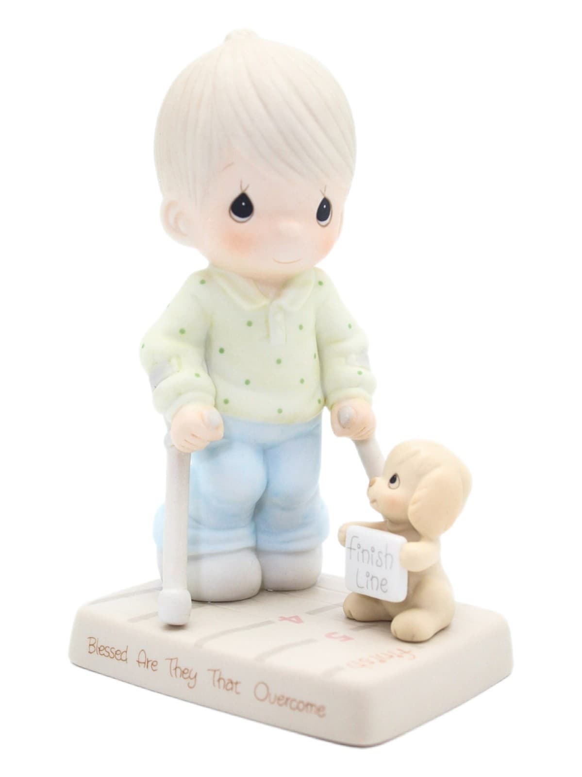 Precious Moments Blessed Are They That Overcome Enesco Porcelain Figurine 1987