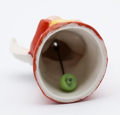 Hummel Goebel 1978 Red Angel Bell Germany Porcelain Christmas Ornament TMK 5 - Thumbnail 7