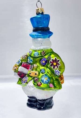 CHRISTOPHER RADKO Hopper B. Topper Bunny Rabbit Glass Ornament - Thumbnail 4