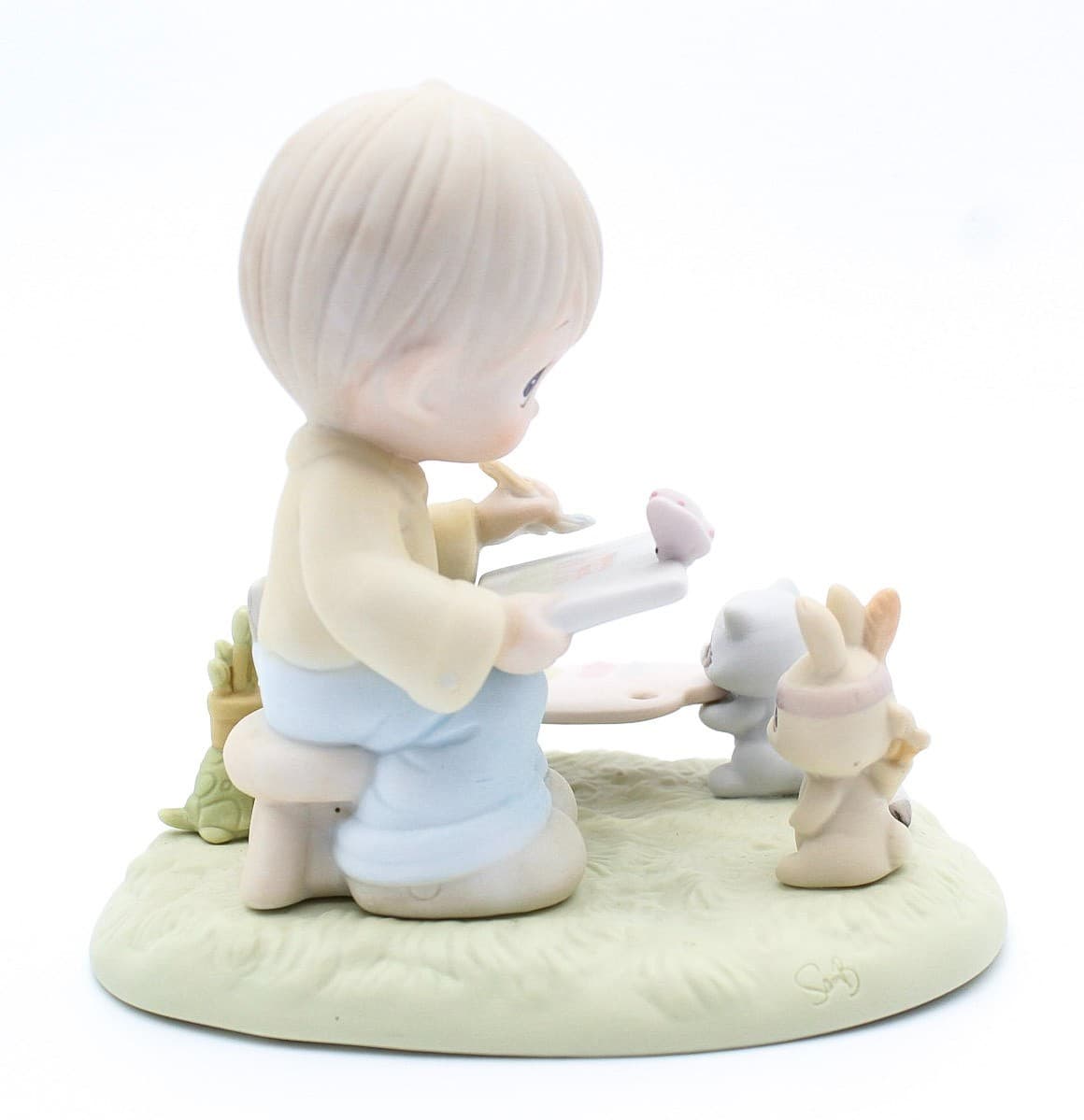 Precious Moments He Is My Inspiration Enesco Porcelain Figurine 1991 - Thumbnail 5