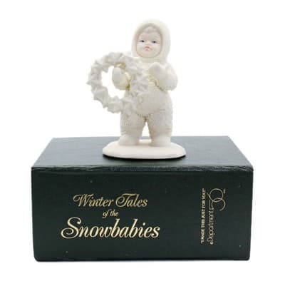 DEPT 56 Winter Tales Of The Snowbabies "I Made This Just For You" Figurine w/Box