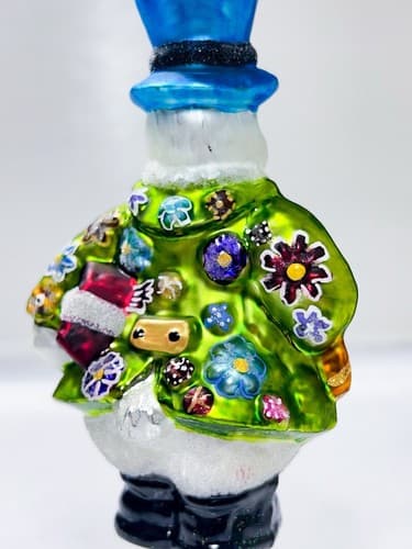 CHRISTOPHER RADKO Hopper B. Topper Bunny Rabbit Glass Ornament - Thumbnail 5