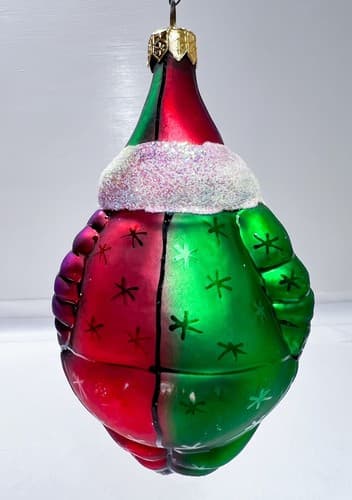 CHRISTOPHER RADKO " A Caring Clown" 1997 AIDS Awareness Design Glass Ornament - Thumbnail 4