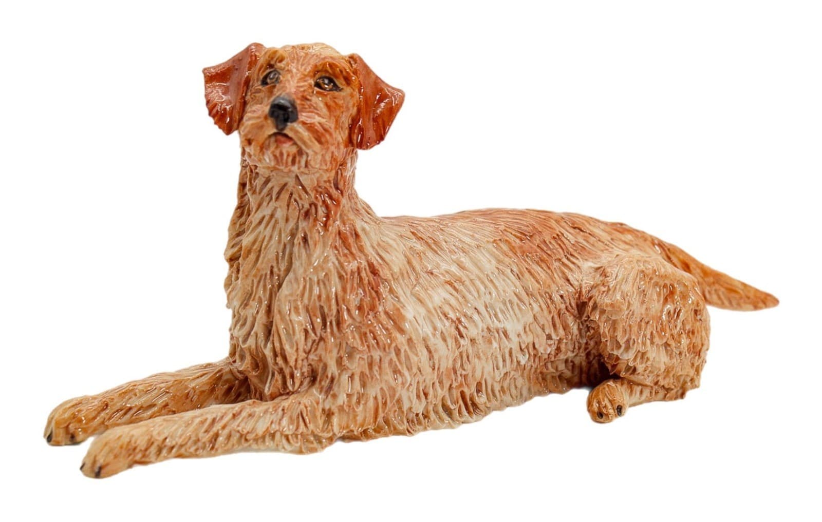 Eve Pearce Handcrafted Wired Hair Dachshund Porcelain Dog Figure Sculpture OOAK