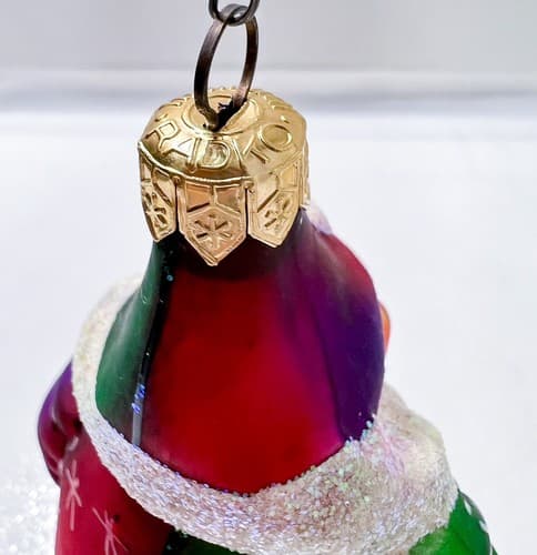 CHRISTOPHER RADKO " A Caring Clown" 1997 AIDS Awareness Design Glass Ornament - Thumbnail 6