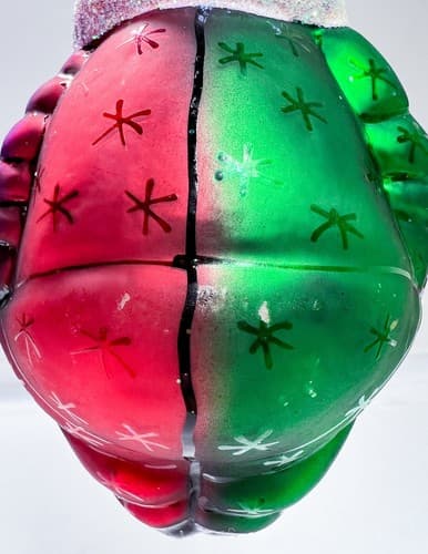 CHRISTOPHER RADKO " A Caring Clown" 1997 AIDS Awareness Design Glass Ornament - Thumbnail 5