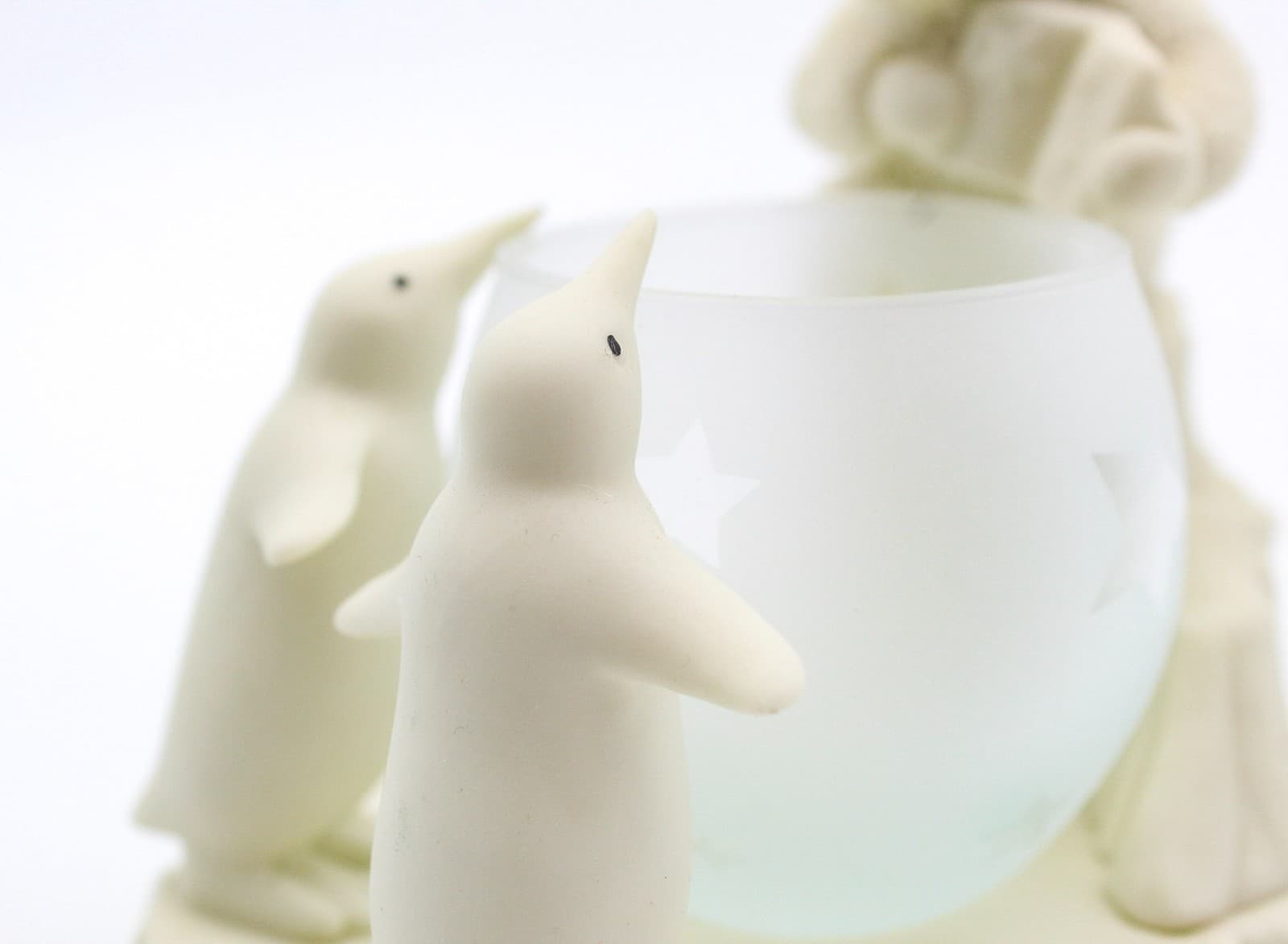 Department 56 Once Upon A Time Snowbabies Porcelain Glass Votive Holder In Box - Thumbnail 6