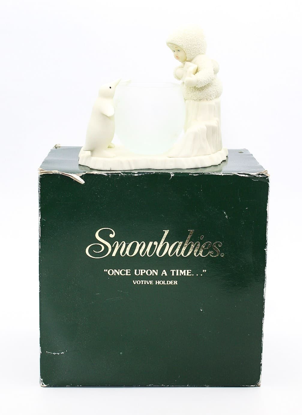 Department 56 Once Upon A Time Snowbabies Porcelain Glass Votive Holder In Box - Thumbnail 9