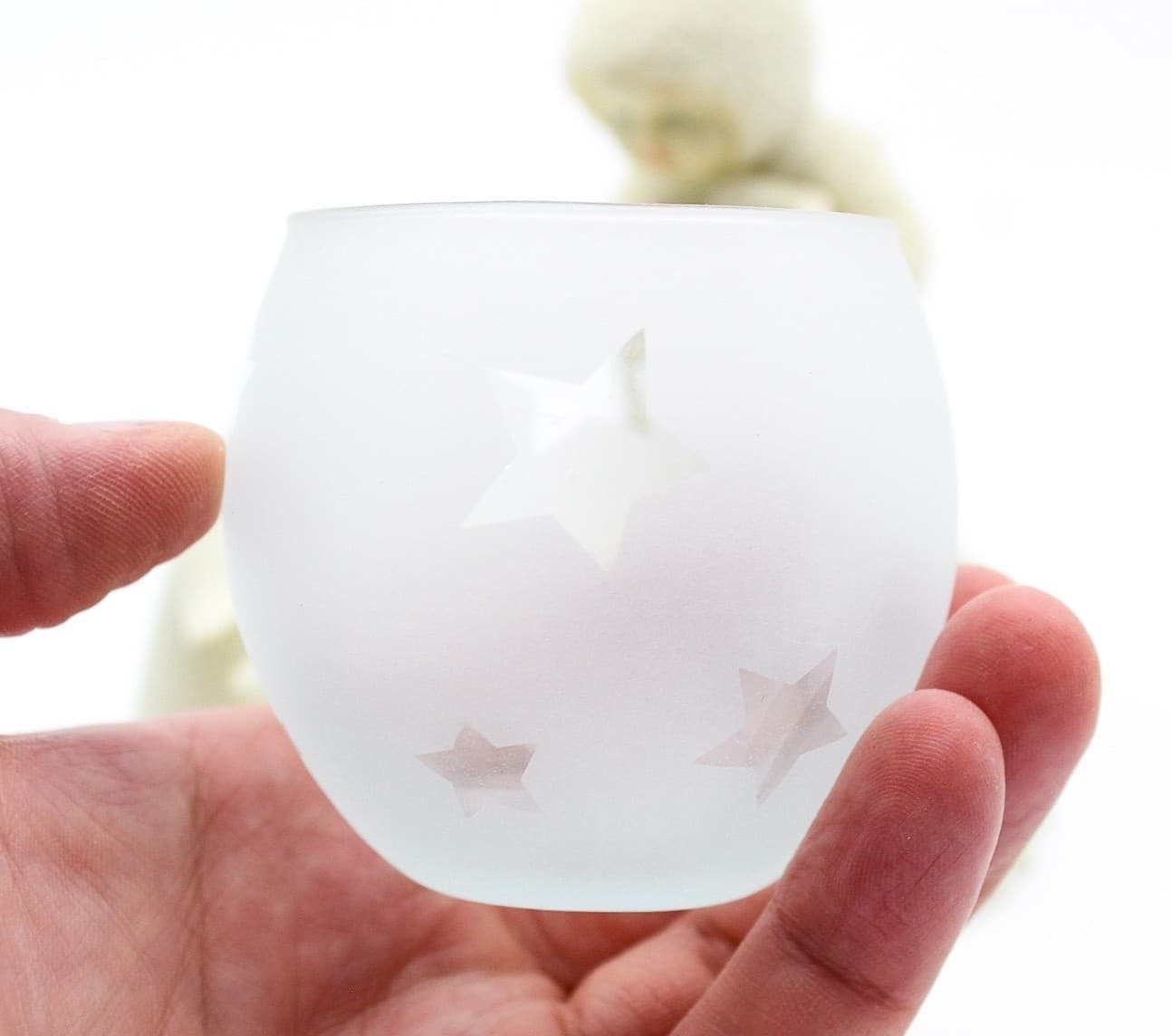 Department 56 Once Upon A Time Snowbabies Porcelain Glass Votive Holder In Box - Thumbnail 5