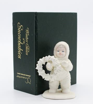 DEPT 56 Winter Tales Of The Snowbabies "I Made This Just For You" Figurine w/Box - Thumbnail 2
