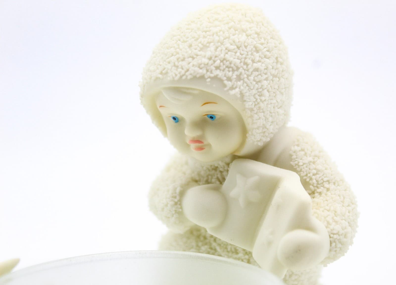 Department 56 Once Upon A Time Snowbabies Porcelain Glass Votive Holder In Box - Thumbnail 7