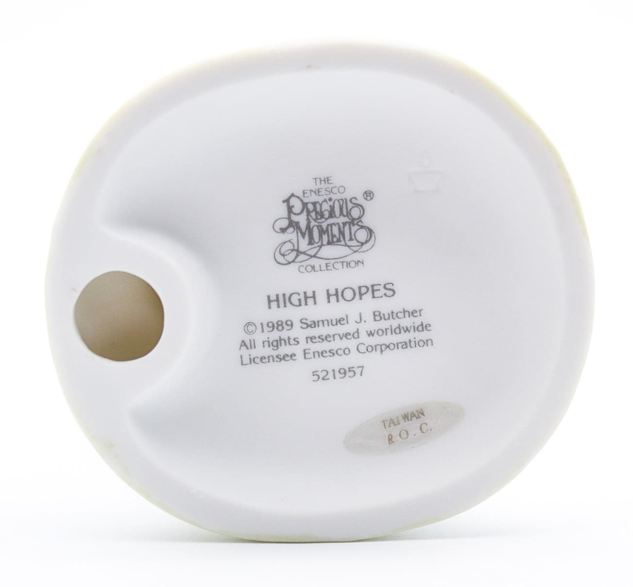 Precious Moments High Hopes Enesco Porcelain Figurine 1989 - Thumbnail 6