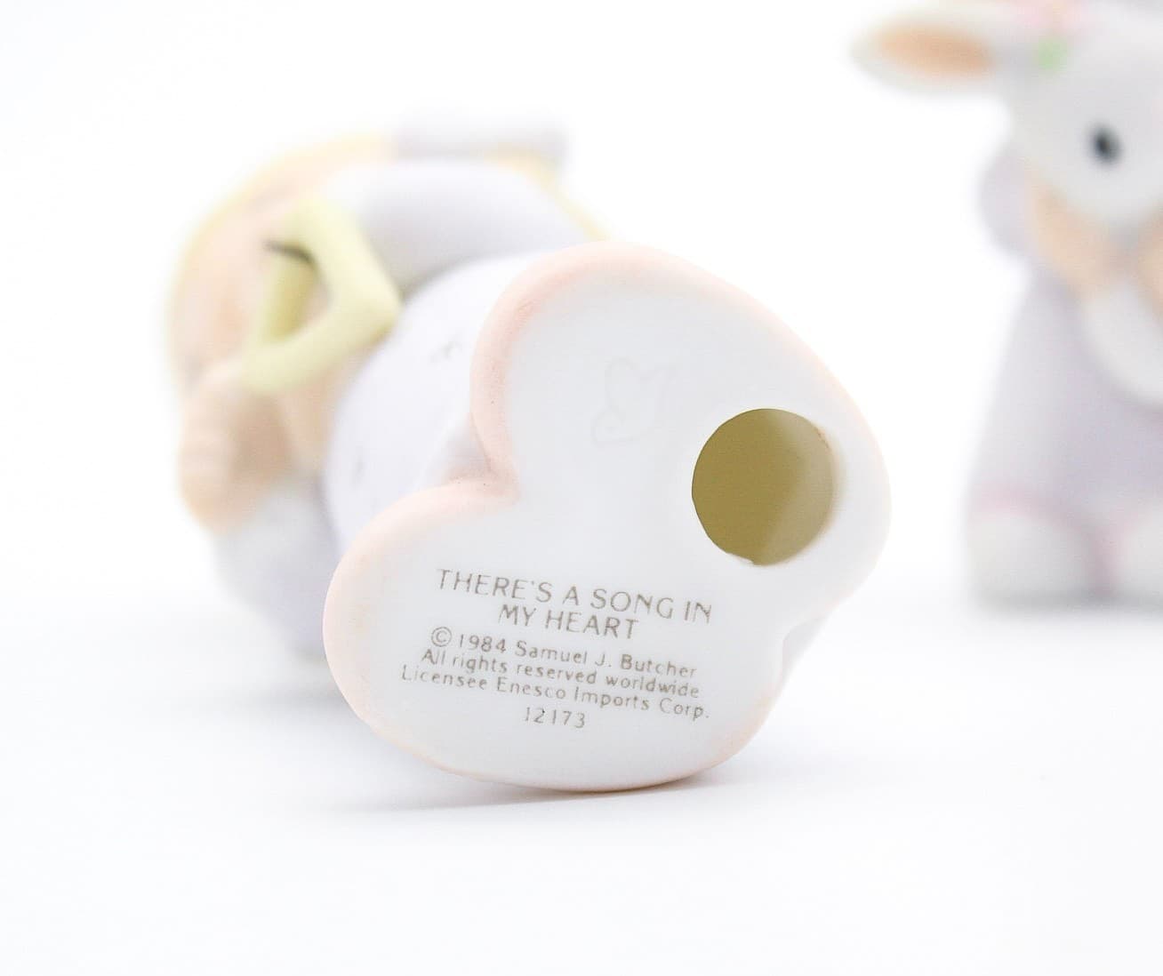 Precious Moments There's A Song In My Heart Enesco Porcelain Figurines Lot of 2 - Thumbnail 6
