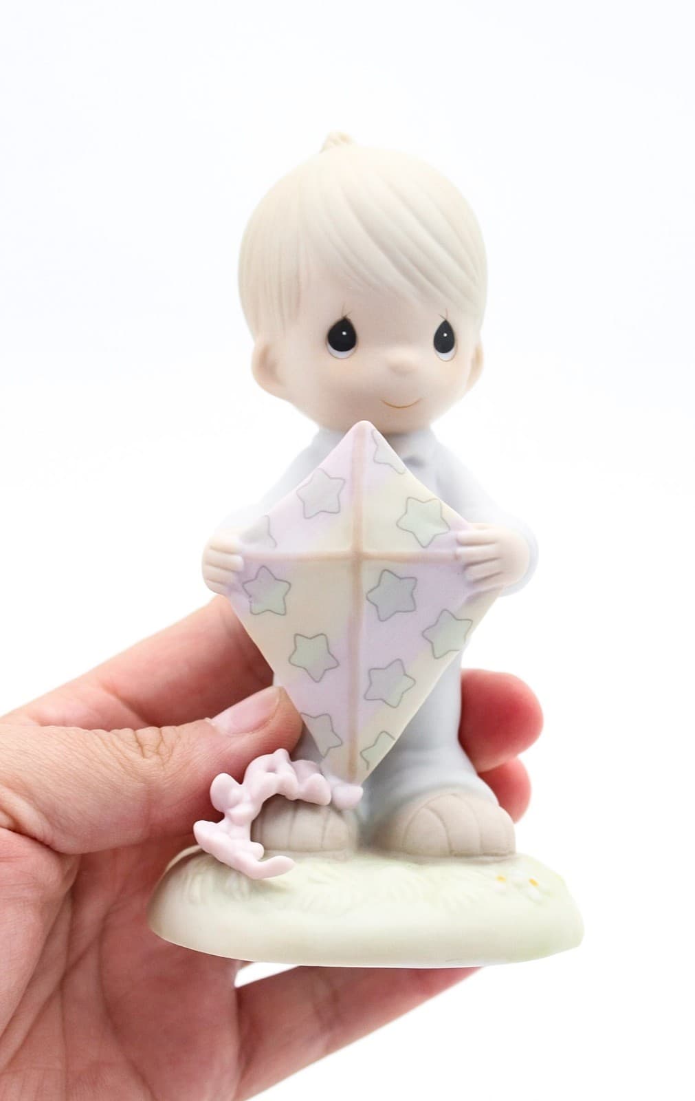 Precious Moments High Hopes Enesco Porcelain Figurine 1989 - Thumbnail 5