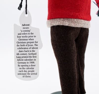 Byers' Choice 2002 Vintage Advent Calendar Boy The Carolers Christmas Doll - Thumbnail 2