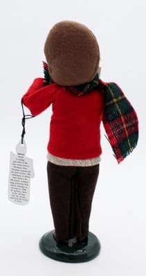 Byers' Choice 2002 Vintage Advent Calendar Boy The Carolers Christmas Doll - Thumbnail 3