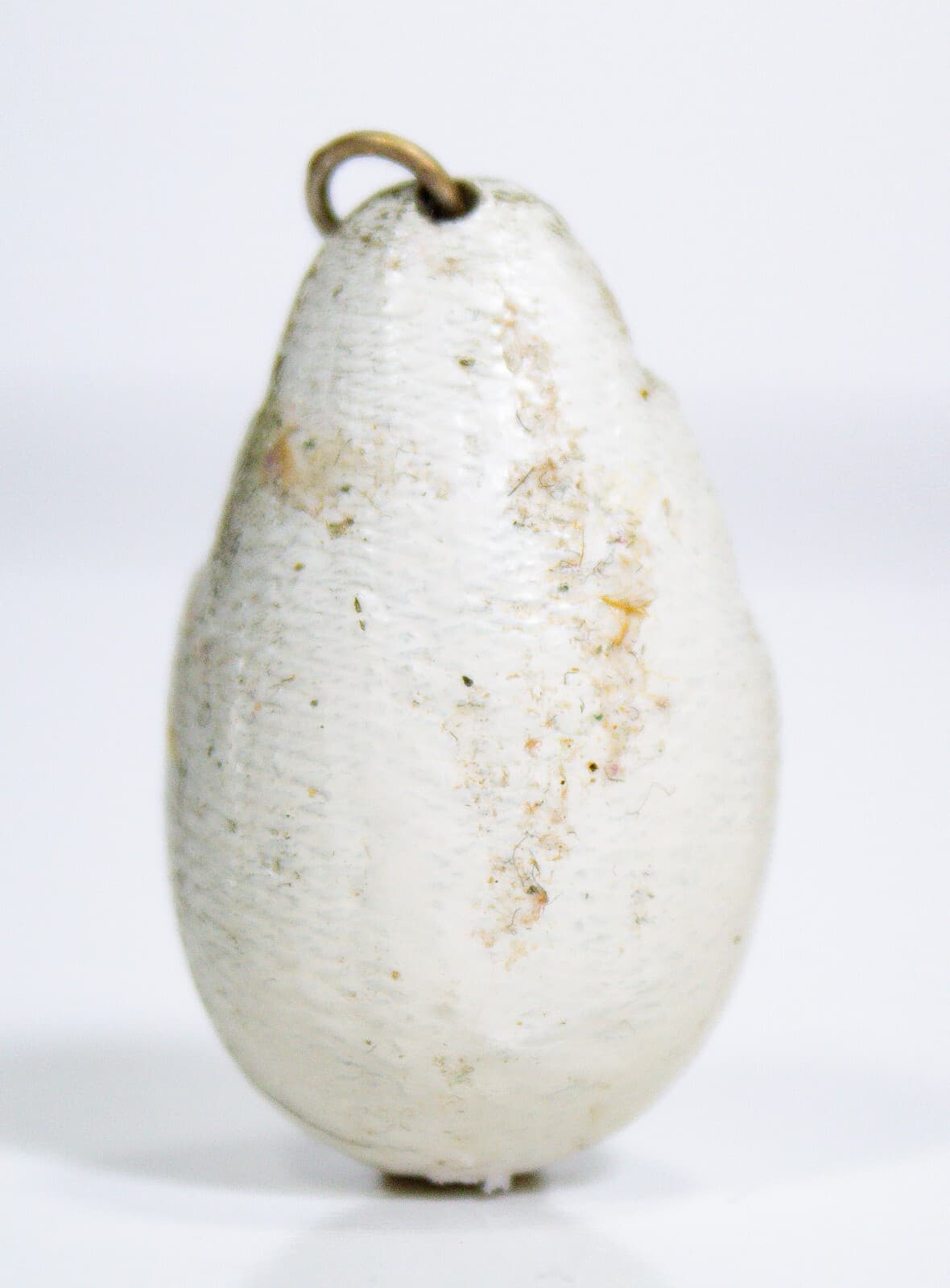 Vintage Metal Hand Painted Miniature Yellow Chick Hatching Egg Figurine Pendant - Thumbnail 4