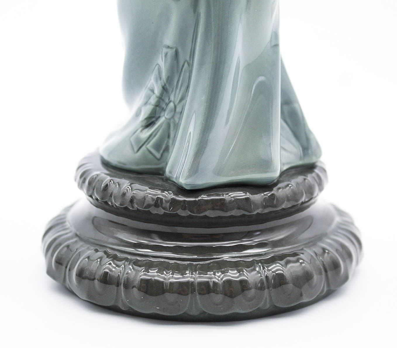 Lladro Japanese With Parasol #4988 Spain Porcelain Figure By Salvador Debon 12" - Thumbnail 7