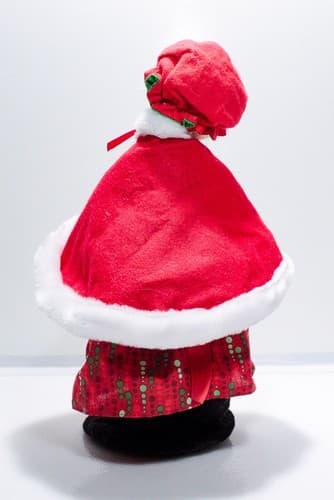 Vintage 2018 ANNALEE Mobilitee FESTIVE MRS. CLAUS Christmas Artisan Doll 13" - Thumbnail 5
