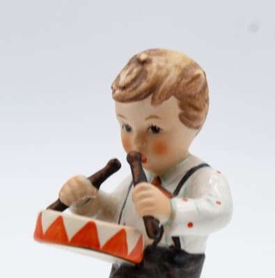 Hummel Goebel Little Drummer West Germany Vintage Porcelain Figurine TMK6 - Thumbnail 2