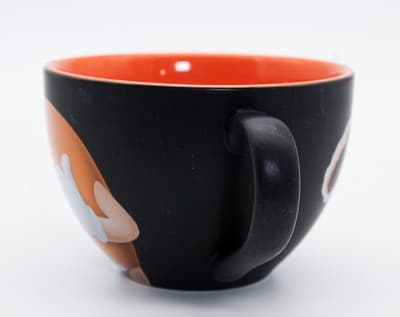 Vintage M&M's World Orange & Black Porcelain Large Mug - Thumbnail 5