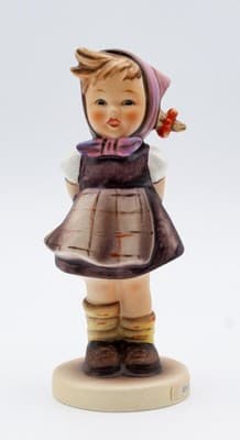 Hummel Goebel Which Hand? West Germany Vintage Porcelain Figurine TMK6 - Thumbnail 5