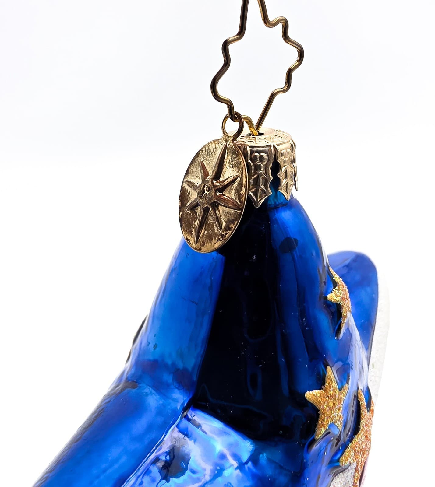 Christopher Radko Freedom Star Blown Glass 2001 Christmas Ornament Vintage - Thumbnail 4
