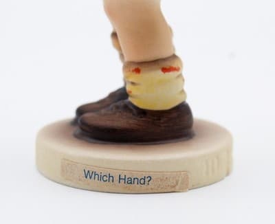 Hummel Goebel Which Hand? West Germany Vintage Porcelain Figurine TMK6 - Thumbnail 7